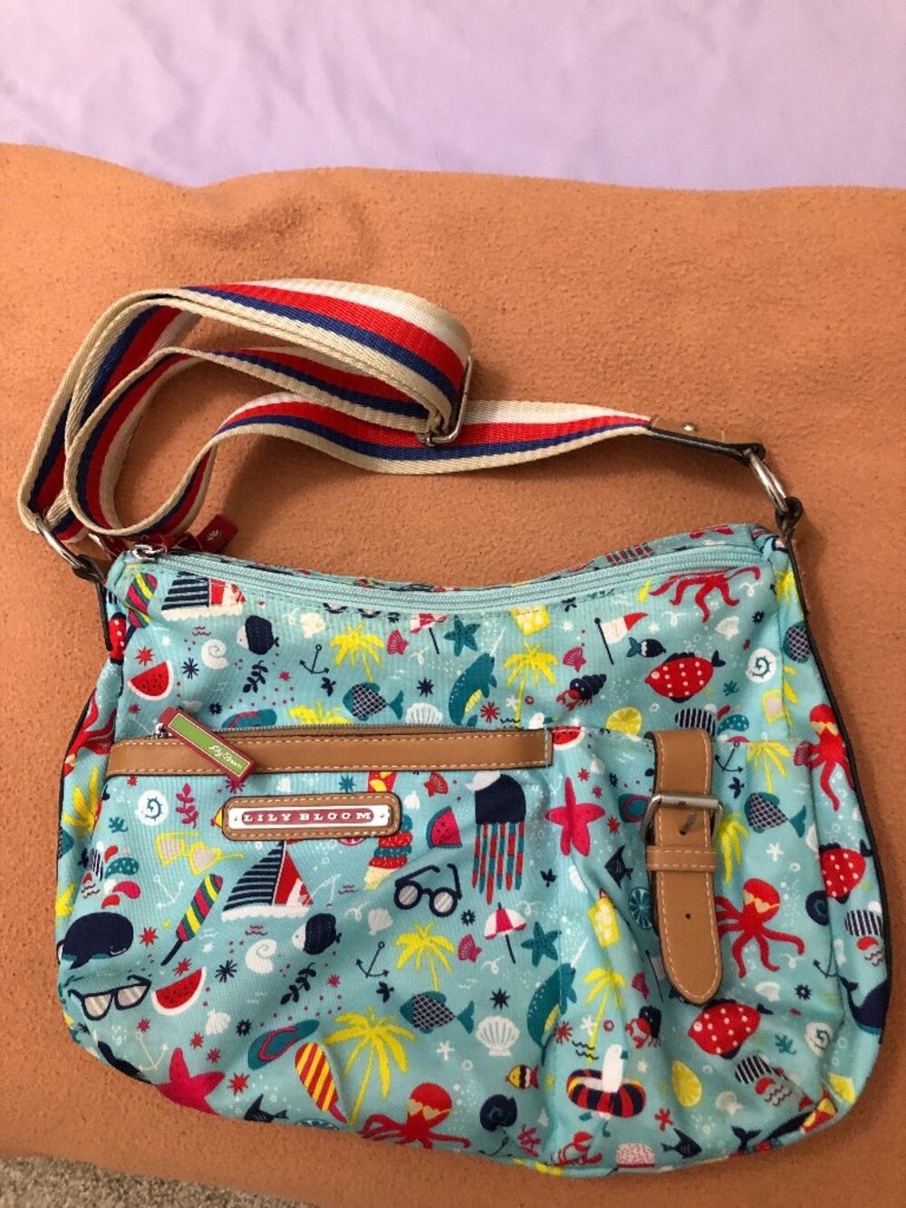 Lily Bloom Purse Nautical Cottagecore Crossbody Bag
